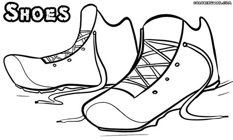 shoes coloring pages coloring pages    print clipart