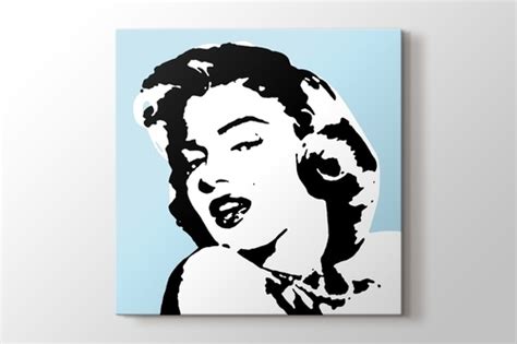 Marilyn Monroe Ünlü Kişi Ve Sinema Kanvas Tabloları Kanvas Tablo