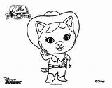 Callie Sheriff Imprimir Oeste Gatinha Colorir Disney Tudodesenhos Pintarcolorear Acolore sketch template