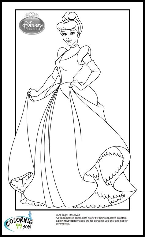 disney princess cinderella coloring pages minister coloring