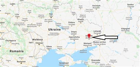 Where Is Donetsk Located What Country Is Donetsk In Donetsk Map