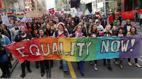 thousands rally for gay marriage in australia ahead of vote world