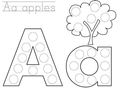 dot  dot alphabet worksheets printable worksheets   valuable