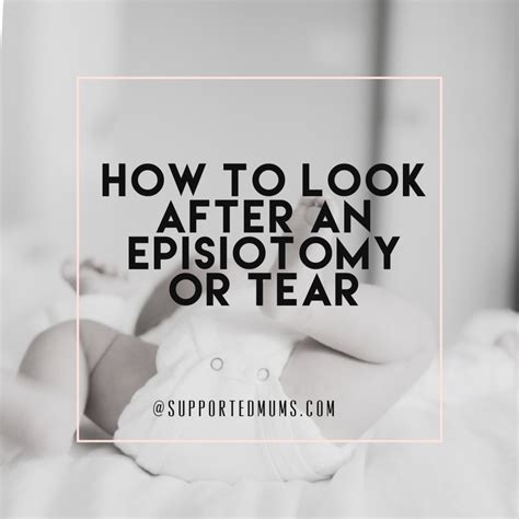 episiotomy  tear  delivery supported mums