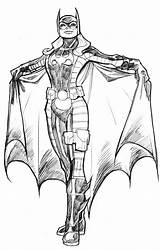 Batgirl Kolorowanki Catwoman sketch template