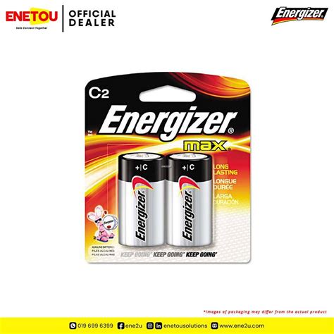 Energizer Max® C Alkaline Batteries 2pcs Card [original]
