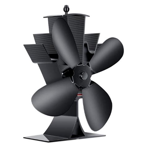 fan quiet heat powered fan anodized alumina fan  wood log fireplace walmart canada