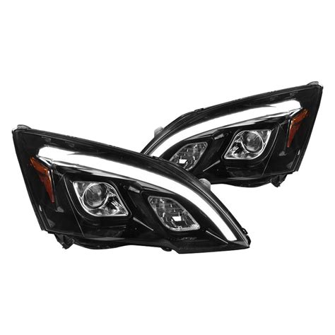 spec  honda cr   glossy black drl bar projector led headlights
