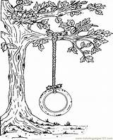 Swing Coloring Pages Tire Drawing Clipart Swings Getdrawings Popular Swingset Library Coloringhome Color sketch template