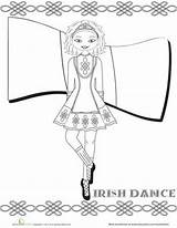 Coloring Irish Dance Pages Dancing Worksheets St Sheets Colouring Worksheet Dune Buggy Jig Patrick Moms Ireland Dancer Dancers Education Crafts sketch template