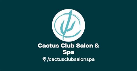 cactus club salon spa instagram facebook tiktok linktree