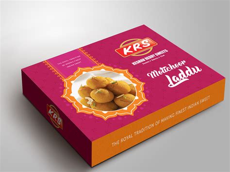 krs sweet box packing creative  traditional indian mithai