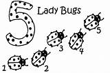 Ladybug Coloring Pages Printable Bugs Ladybugs Grouchy Print Lady Colouring Clipart Kids Five Bug Preschool Popular Number Coloringhome Library Choose sketch template