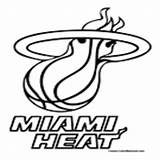 Basketball Miami sketch template