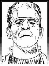 Frankenstein Scary Frankensteins Dragoart sketch template