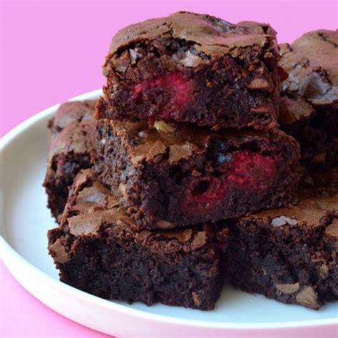 raspberry chocolate brownies these gorgeous raspberry chocolate brownies are made with real