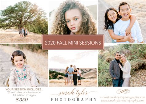 fall mini sessions bay area family photographer