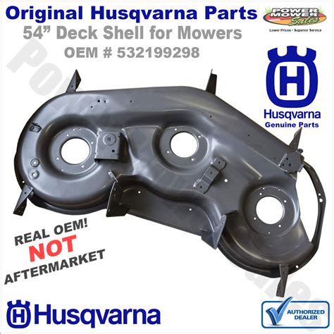 532199298 Husqvarna 54 Grey Mower Deck 532195632 532403125 532441547