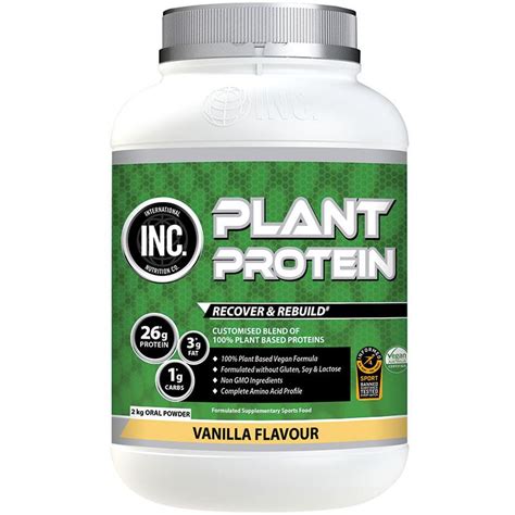 Buy Inc Plant Protein Vanilla 2kg Online At Chemist Warehouse®