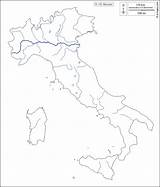 Cartina Nomi Regioni Muta Campania Colorare Italie Contorni Colore Abruzzo Emilia Romagna Basilicata sketch template