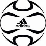 Soccer Adidas Ball Coloring Logo Football Logos Coloriages sketch template