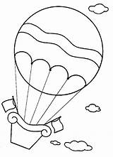 Luchtballonnen Luchtballon Stemmen sketch template