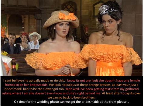 Hollyoaks Tg Captions Bridesmaids