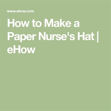 paper nurses hat ehow nurse hat nurse nurse costume