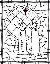 Advent Coloring Stushie Stushieart sketch template