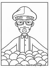 Blippi Print Iheartcraftythings sketch template