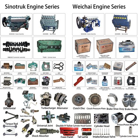 wd sinotruk howo truck part wechai engine parts marine engine spare parts china weichai