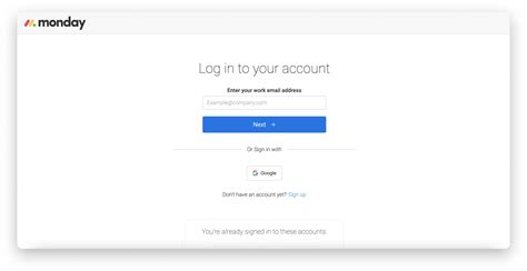 log   account support