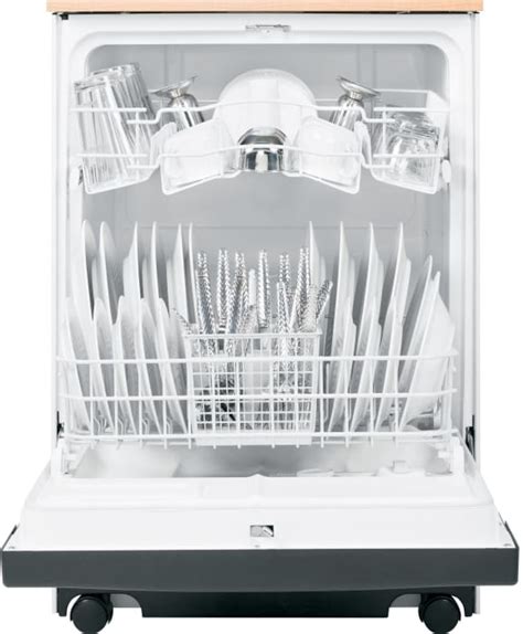 Ge Gsc3500dww Full Console Portable Dishwasher With Piranha™ Hard Food