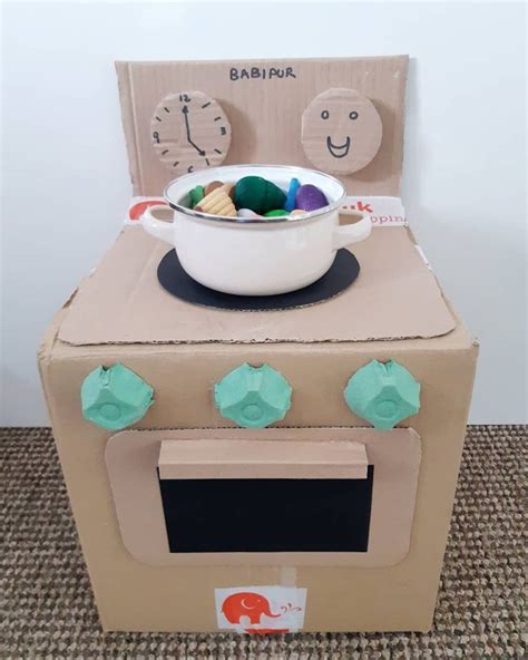 cardboard box activities crafts  kids happy toddler playtime