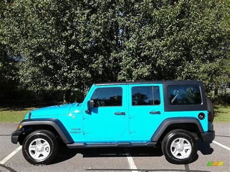 chief blue jeep wrangler unlimited sport   gtcarlotcom car color galleries