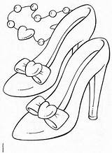 Cinderella Shoe Coloringbook4kids sketch template
