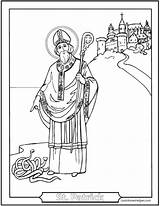 Saint Patricks Snakes Irish Saintanneshelper Blessings Banishing sketch template