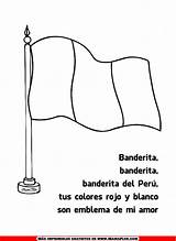 Bandera Patrias Educativo Manualidades Mamaflor Banderita sketch template