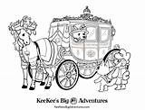 Carriage Coloring Royal Color sketch template