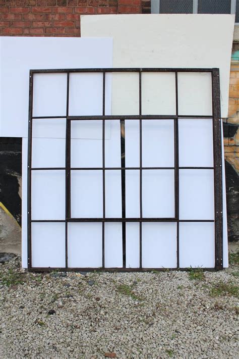 large antique industrial metal casement window    stdibs