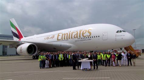 emirates receives  airbus  emirates airline youtube