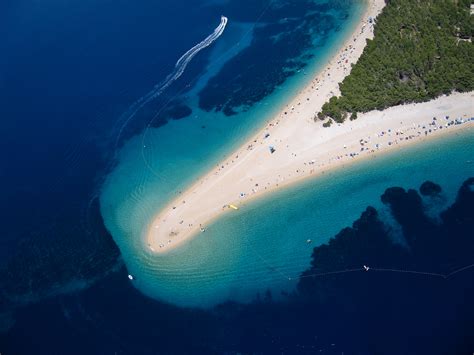 island  brac bol beach croatia luxury yacht charter