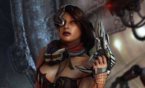 great female warriors sci fi women warrior wallpaper background 2558 x 1562 id 235326