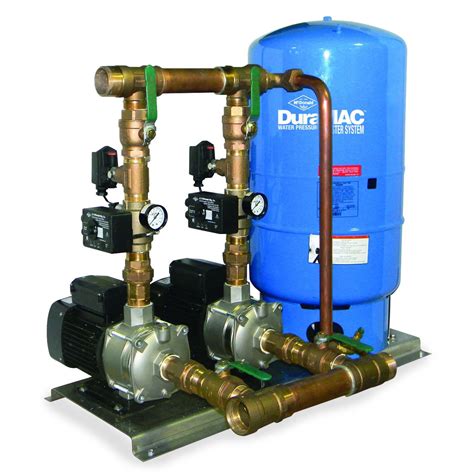 commercial water booster pump system duplex booster pump