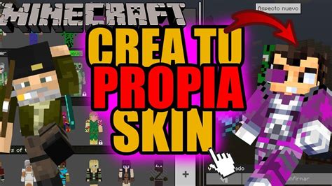 Como Crear Y Poner Una Skin En Minecraft Youtube
