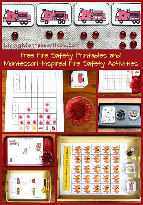 fire safety printables  montessori inspired fire safety activities