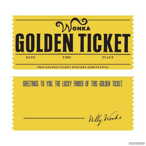top  golden ticket template ideas  inspiration