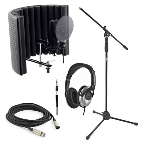 se electronics  studio bundle  headphones  mic stand  gearmusiccom