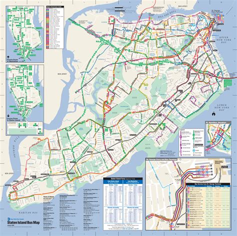 staten island bus map mapsofnet