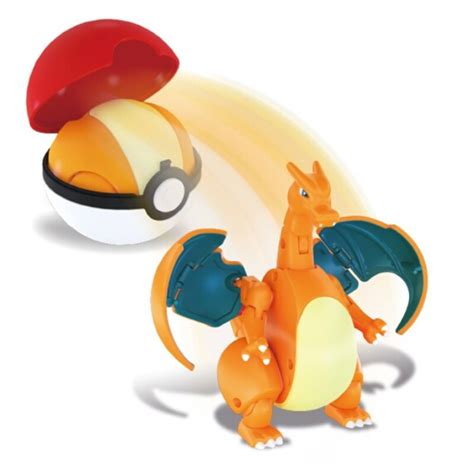 Articulated Charizard And His Pokeball Pokémon Figure Action Toy